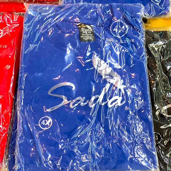 SADA Royal Blue short sleeve tee 4x - Picture 1 of 2